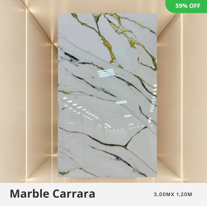 Revestimento Marmorizado 1.22 de Largura Por 2.44 De Altura.