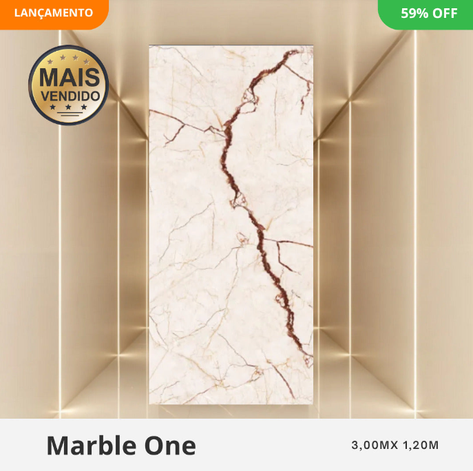 Revestimento Marmorizado 1.22 de Largura Por 2.44 De Altura.