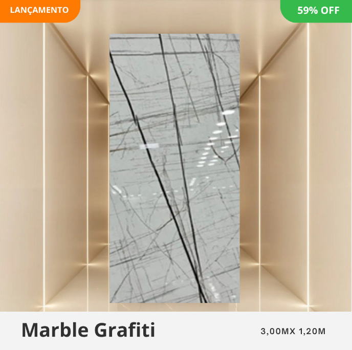 Revestimento Marmorizado 1.22 de Largura Por 2.44 De Altura.