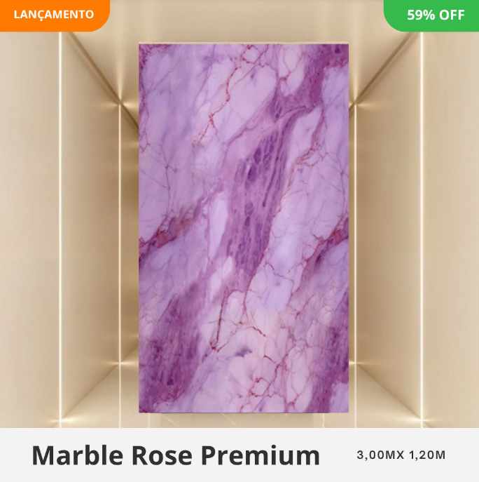 Revestimento Marmorizado 1.22 de Largura Por 2.44 De Altura.