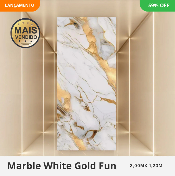 Revestimento Marmorizado 1.22 de Largura Por 2.44 De Altura.