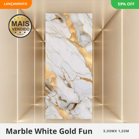 Revestimento Marmorizado 1.22 de Largura Por 2.80 De Altura.