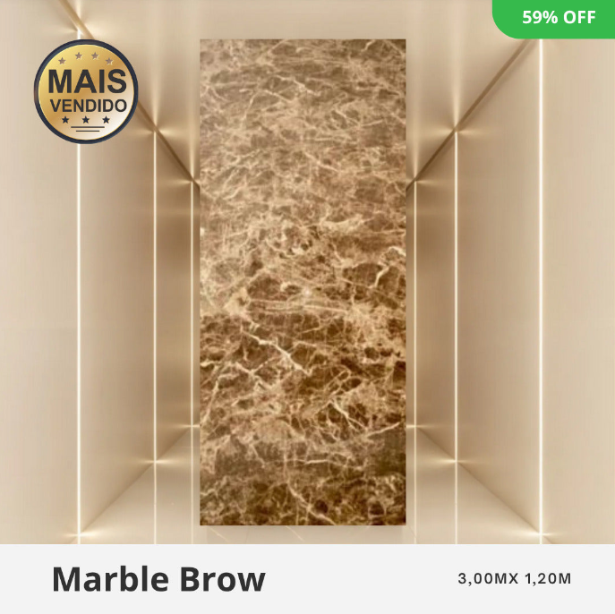 Revestimento Marmorizado 1.22 de Largura Por 2.44 De Altura.