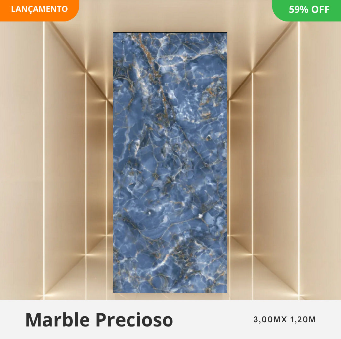 Revestimento Marmorizado 1.22 de Largura Por 2.44 De Altura.